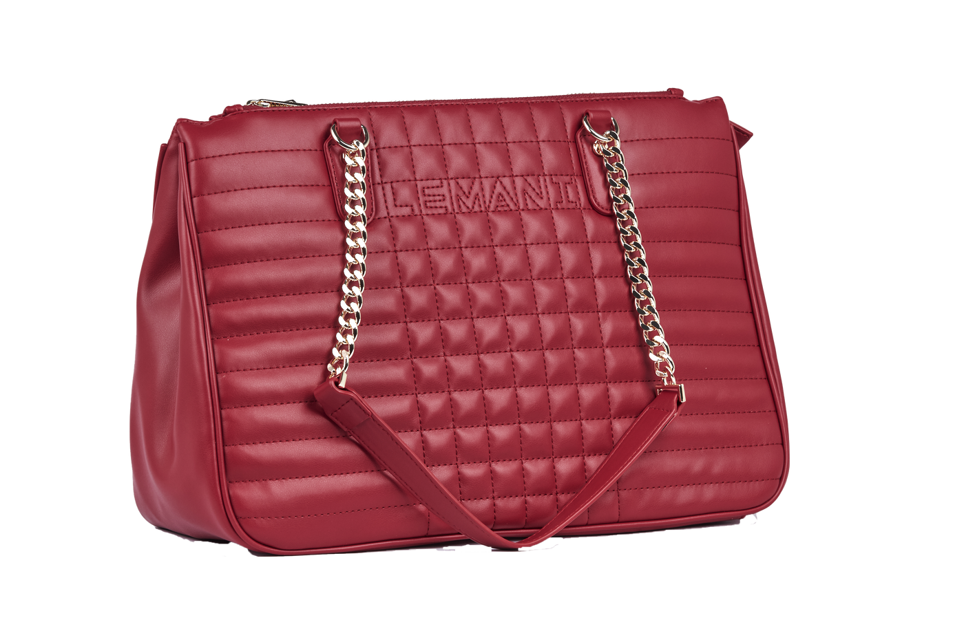 Women Quilted Patent Satchel Bag™